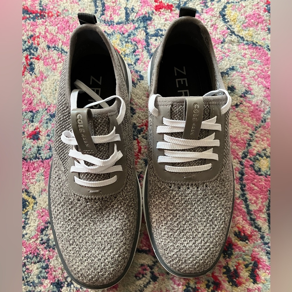 Cole Haan Men's Gray Knit Sneakers - NWT, size 8.5